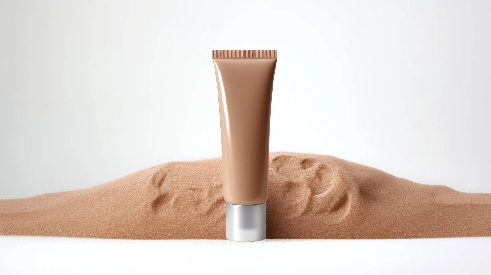 Elegant Cosmetic Tube on Sand Composition — free download from Dotvec