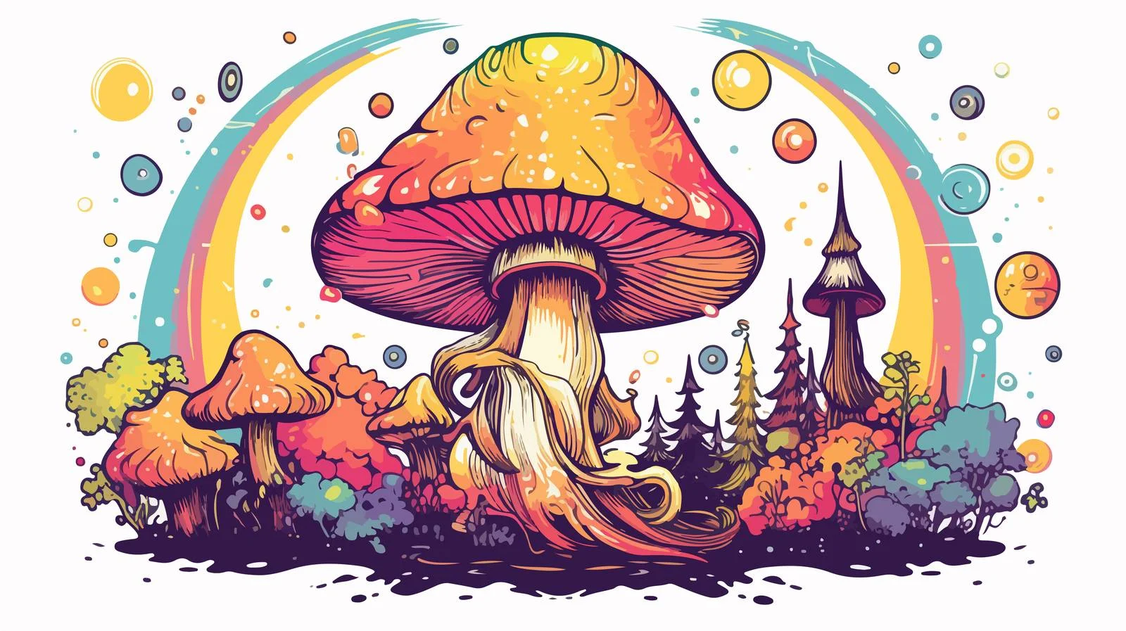 Enchanted Forest Scene — free download from Dotvec