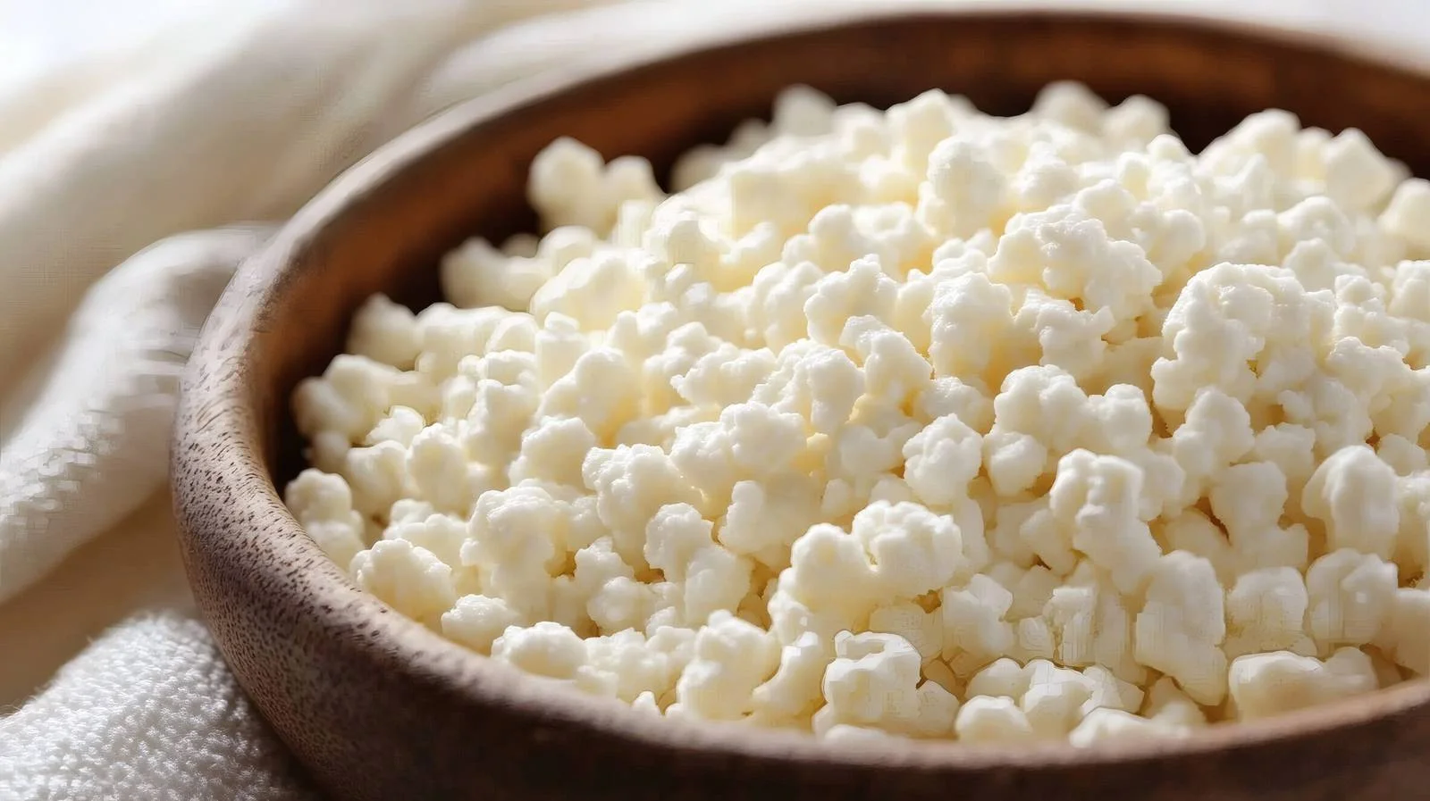 Cottage Cheese Background on White Isolated — free download from Dotvec