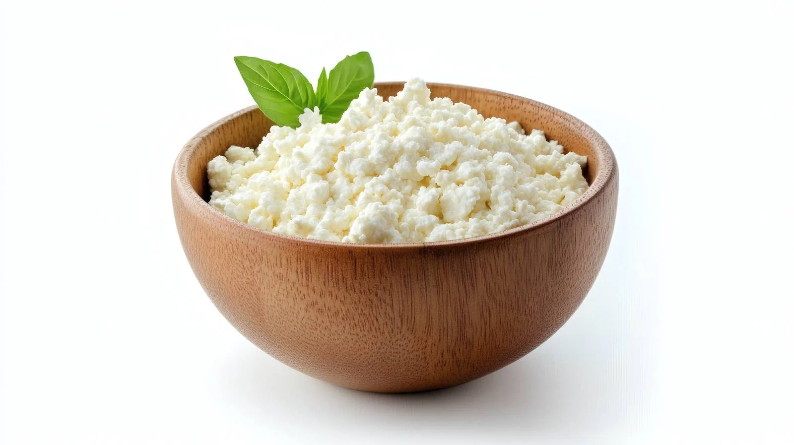 Delicate Cottage Cheese in White Bowl — free download from Dotvec
