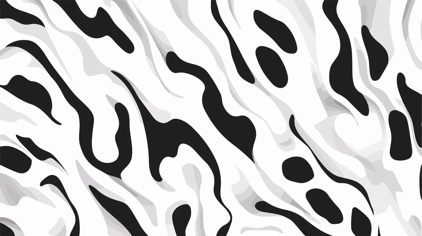 Monochrome Cow Skin Pattern Design — free download from Dotvec