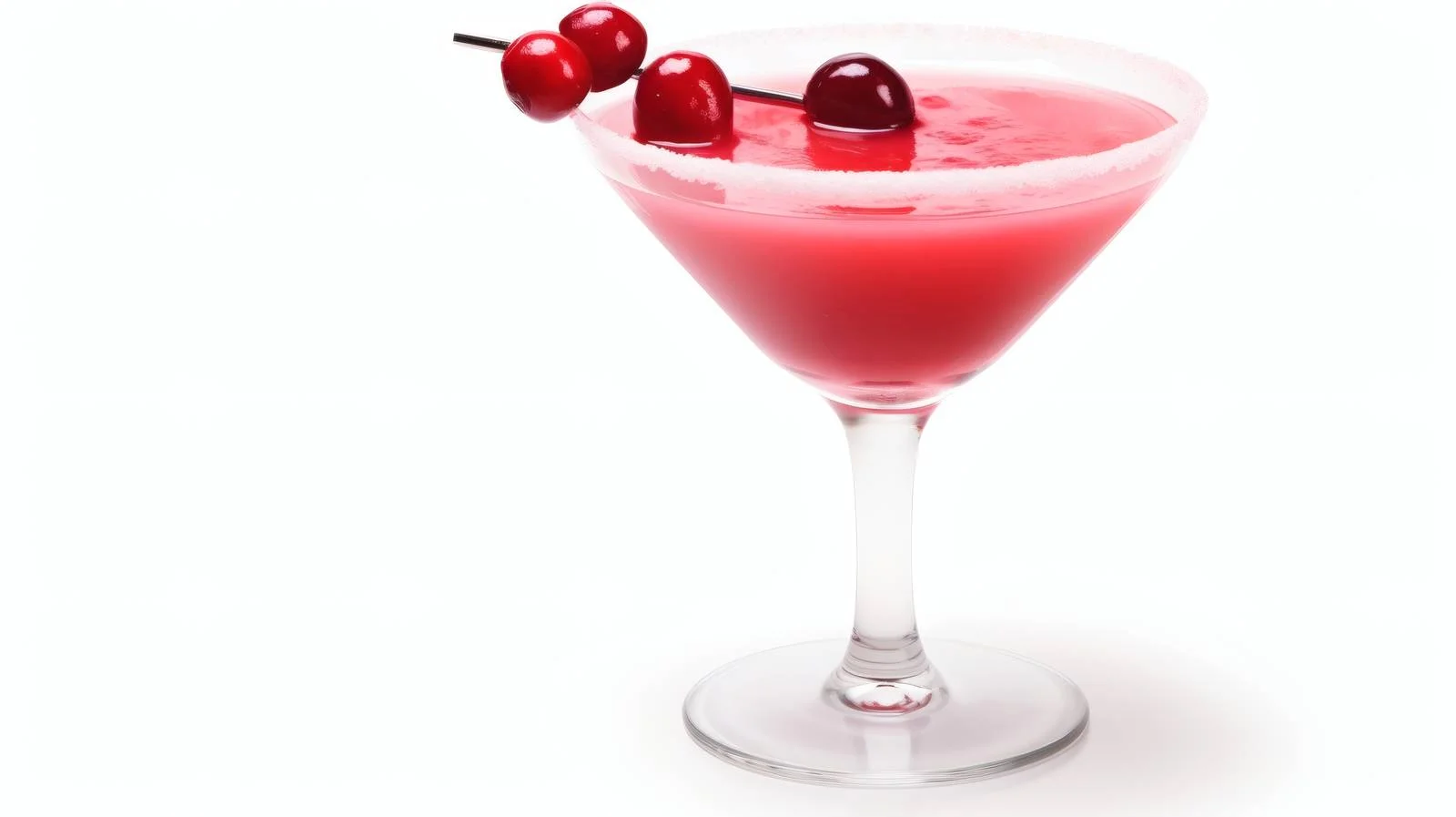 Refreshing Cranberry Cape Codder Cocktail on White — free download from Dotvec