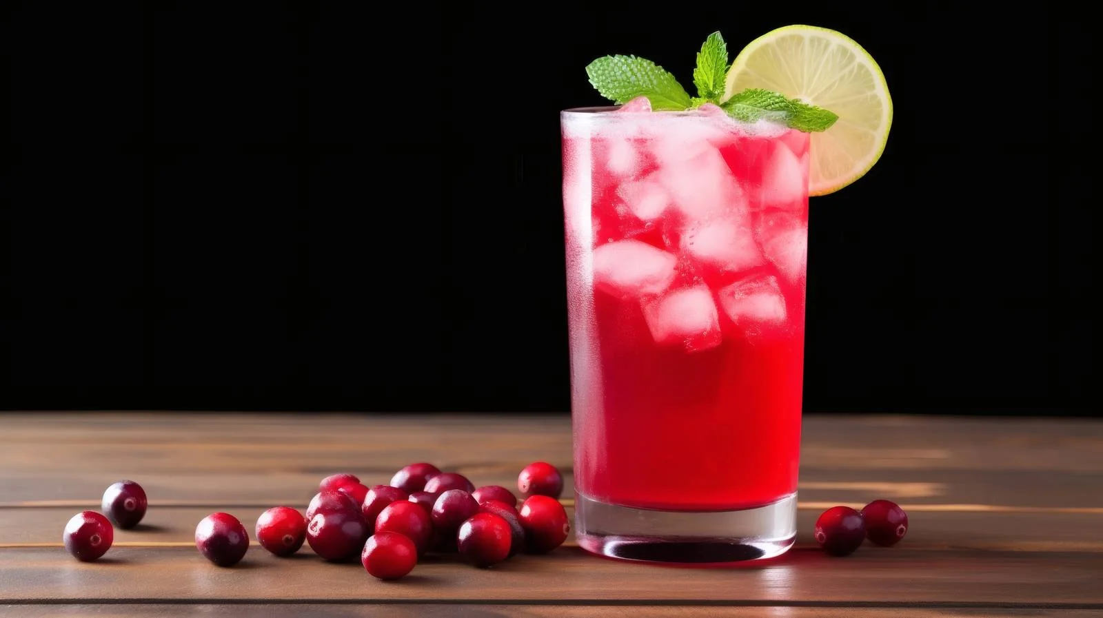 Refreshing Cranberry Cape Codder Cocktail Glass — free download from Dotvec