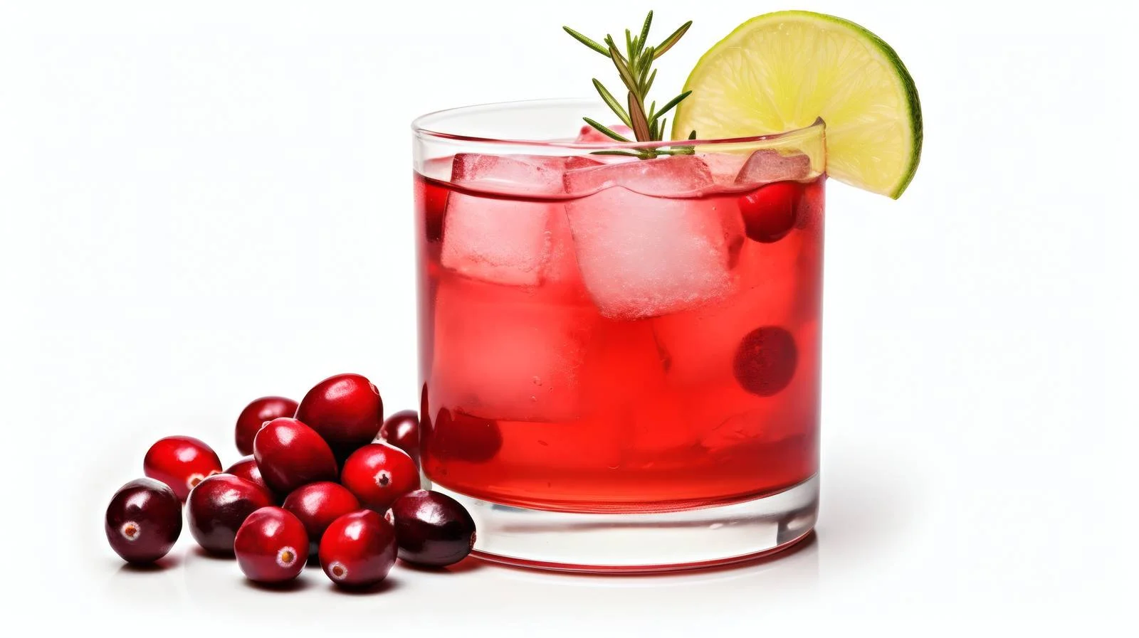 Classic Cranberry Cape Codder Cocktail on White — free download from Dotvec