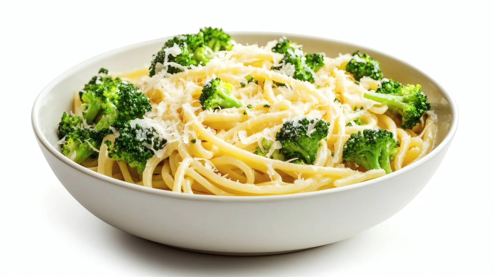 Delicious Creamy Pasta with Broccoli and Parmesan — free download from Dotvec