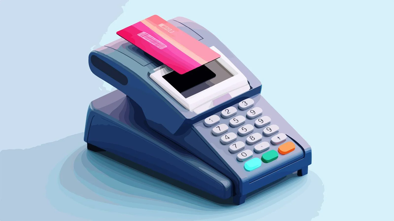 Online Payment Terminal 3D Icon — free download from Dotvec