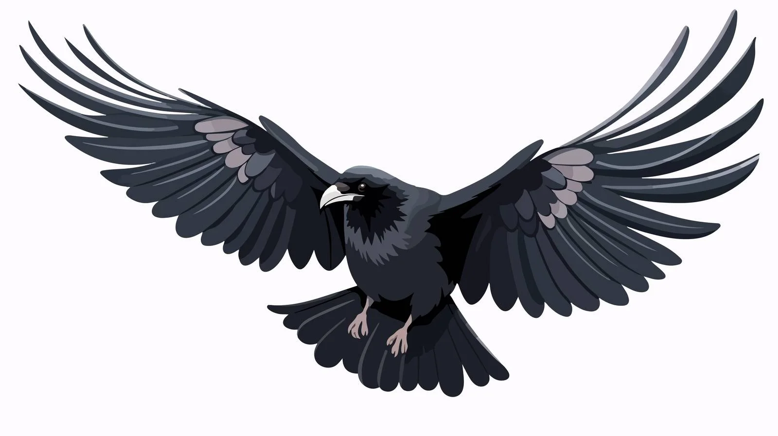 Crow Attack Cartoon Icon Vector — free download from Dotvec