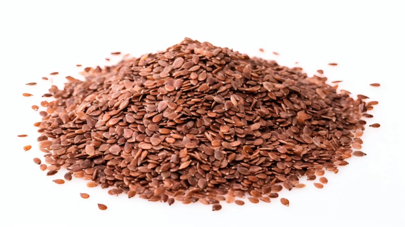 Crushed Flax Seeds on White Background — free download from Dotvec