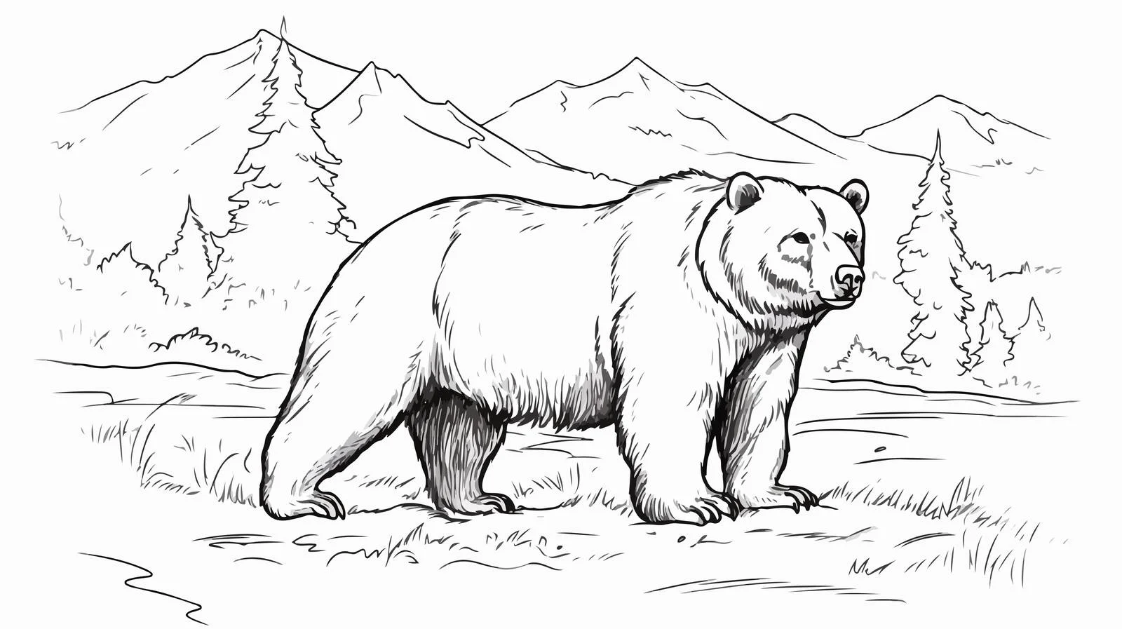 Whimsical Beaver Hand-drawn Vector Illustration — free download from Dotvec