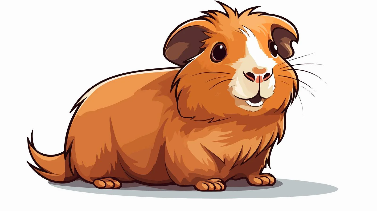 Cute Guinea Pig Sketch Vector Illustration — free download from Dotvec