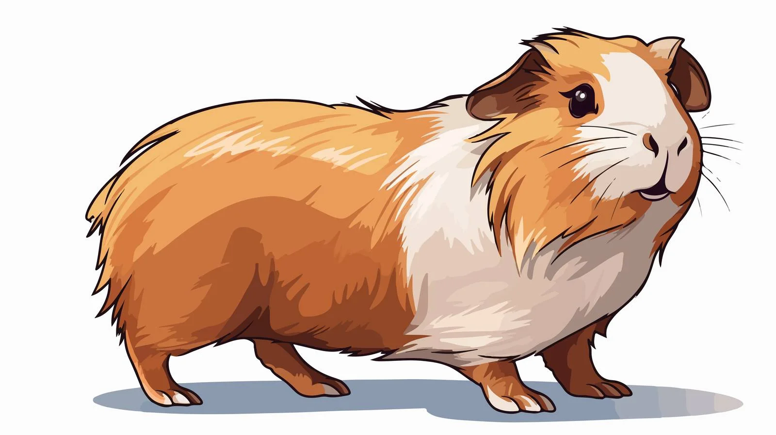 Guinea Pig Sketch Vector Illustration — free download from Dotvec