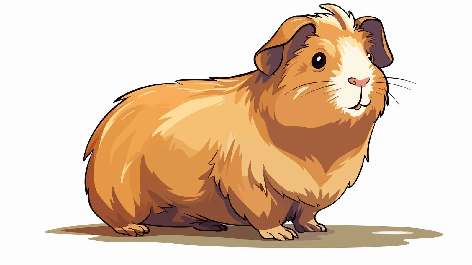 Guinea Pig Sketch Illustration — free download from Dotvec