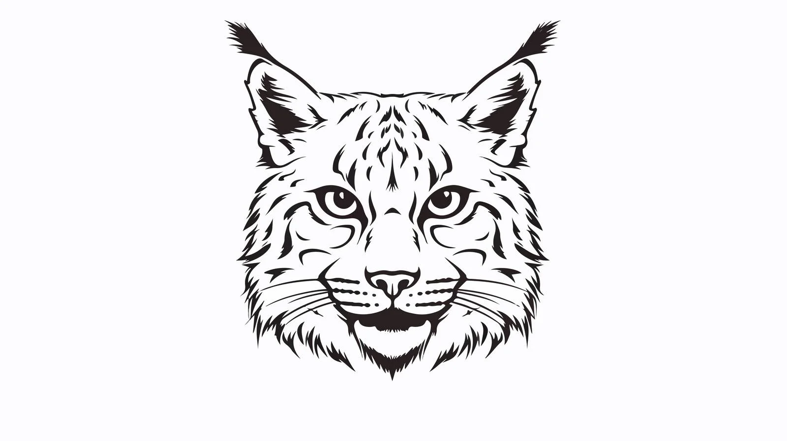 Hand-Drawn Cute Lynx Vector Illustration — free download from Dotvec