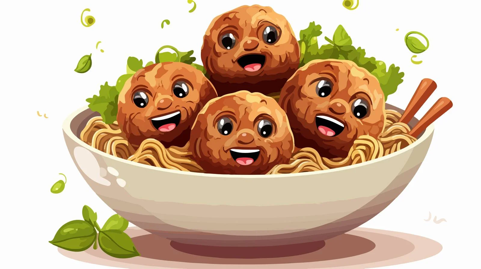 Delightful Indonesian Mie Bakso Dish — free download from Dotvec