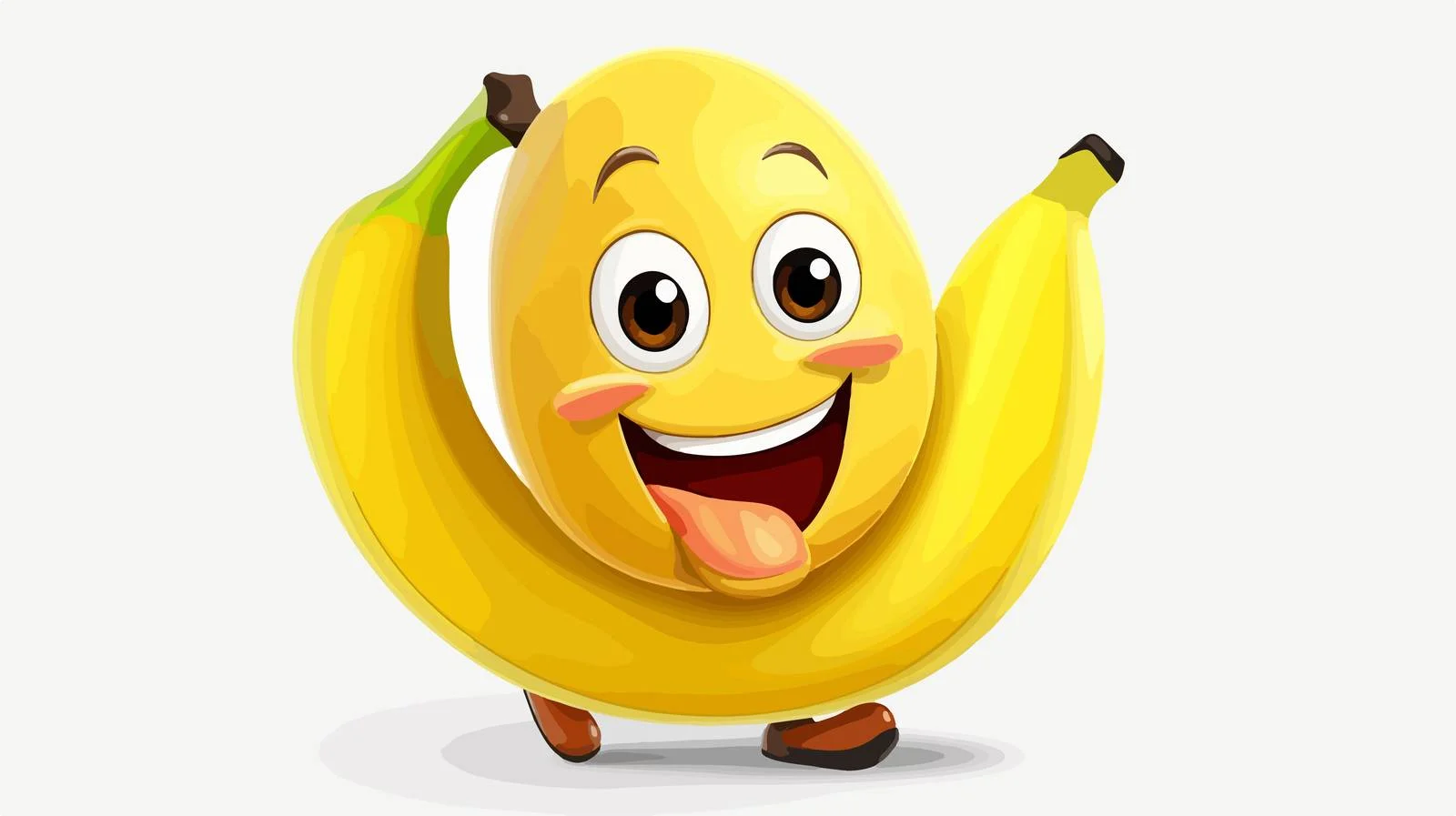 Festive Banana with Santa's Hat Image — free download from Dotvec