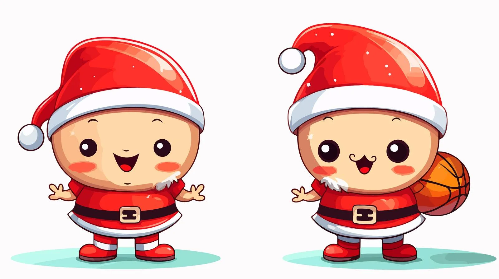 Festive Basketball Player — free download from Dotvec