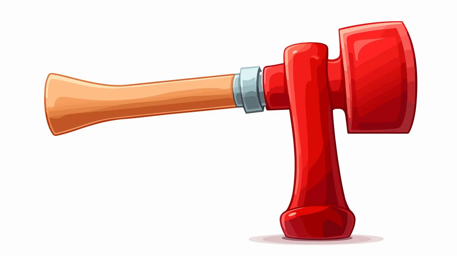 Playful Red Hammer for Projects — free download from Dotvec