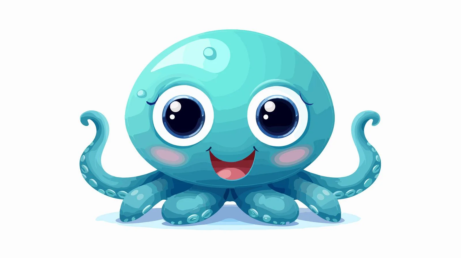 Cheerful Blue Green Crab Crawling Image — free download from Dotvec