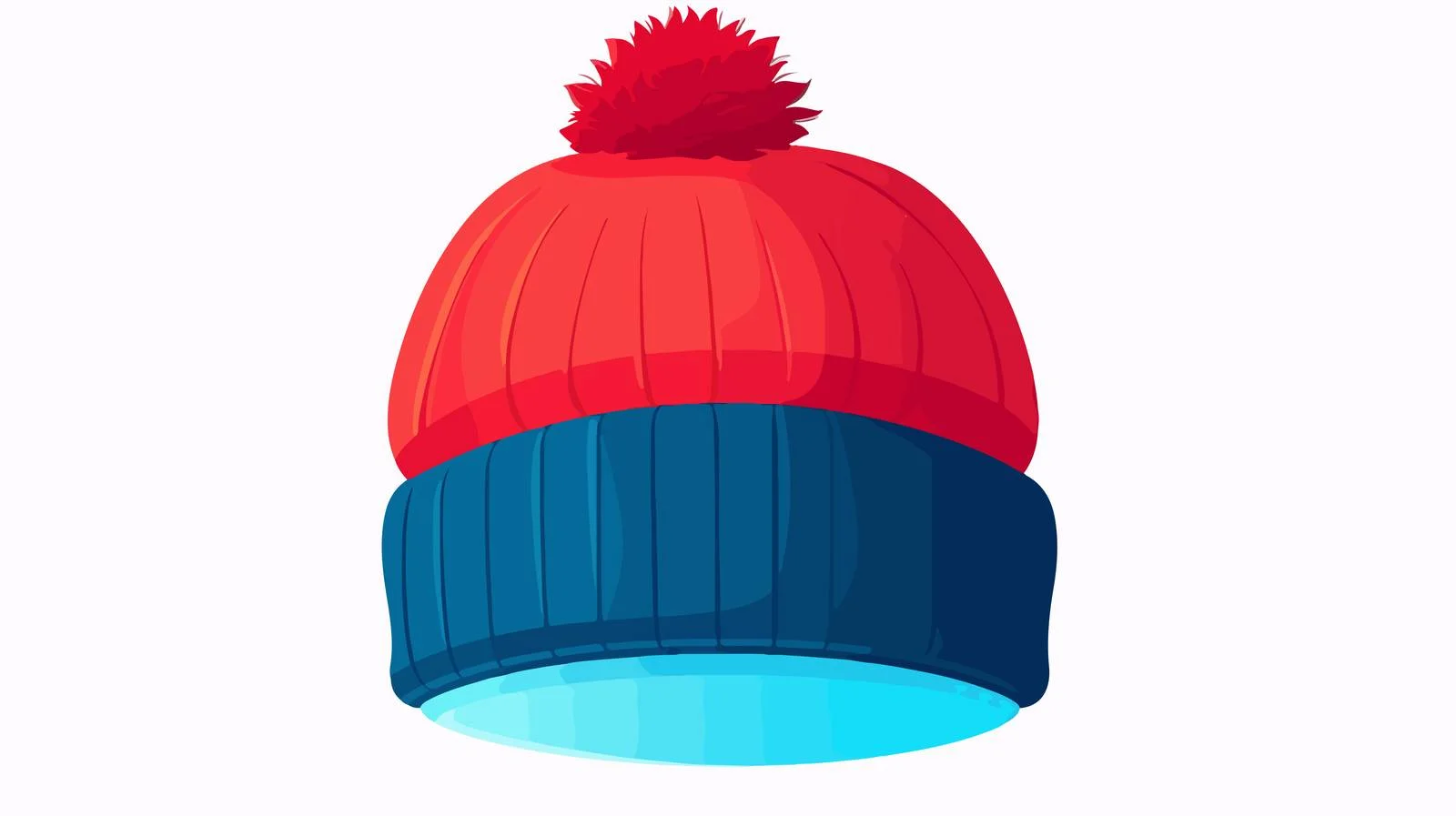 Colorful Winter Hat Fashion Illustration — free download from Dotvec