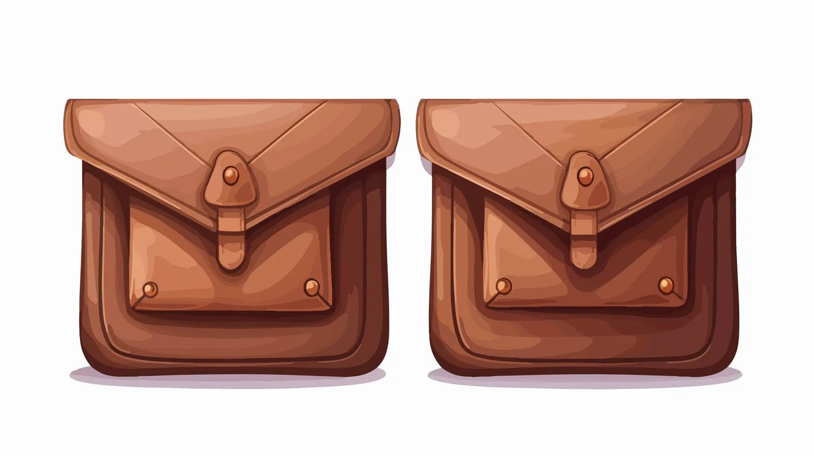 Adorable Postman Bag with Mail — free download from Dotvec