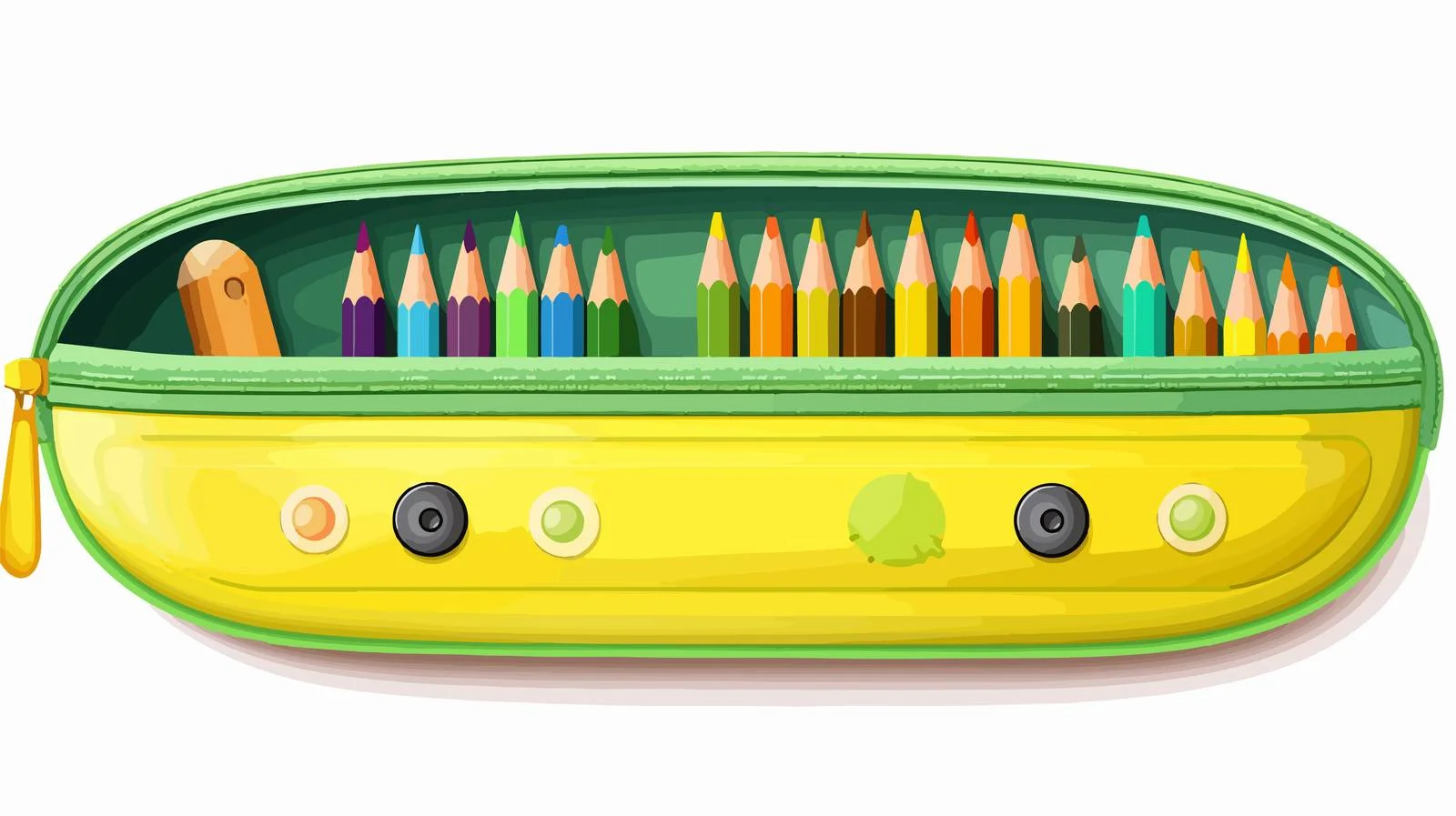 Colorful Pencil Case — free download from Dotvec