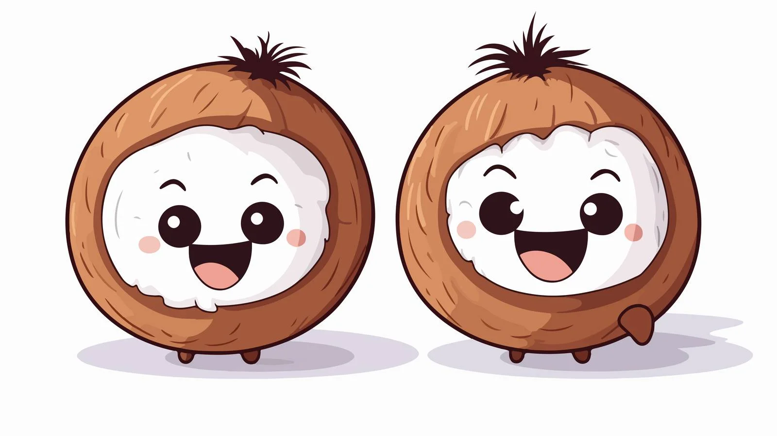 Cheerful Coconut for Summer Celebrations — free download from Dotvec