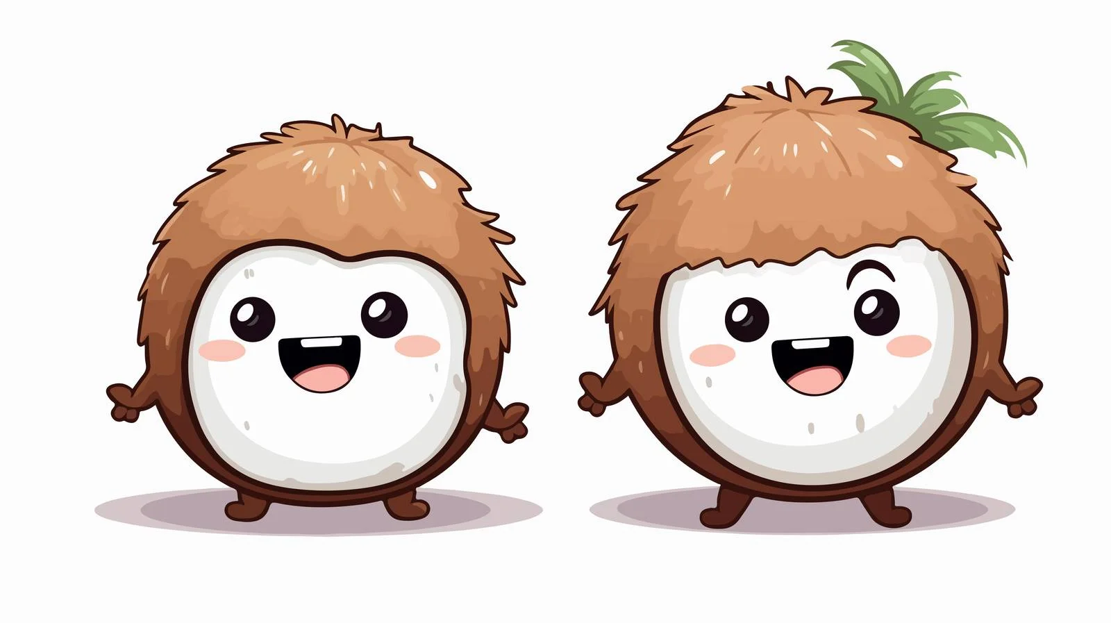 Summer Party Coconut Decoration — free download from Dotvec