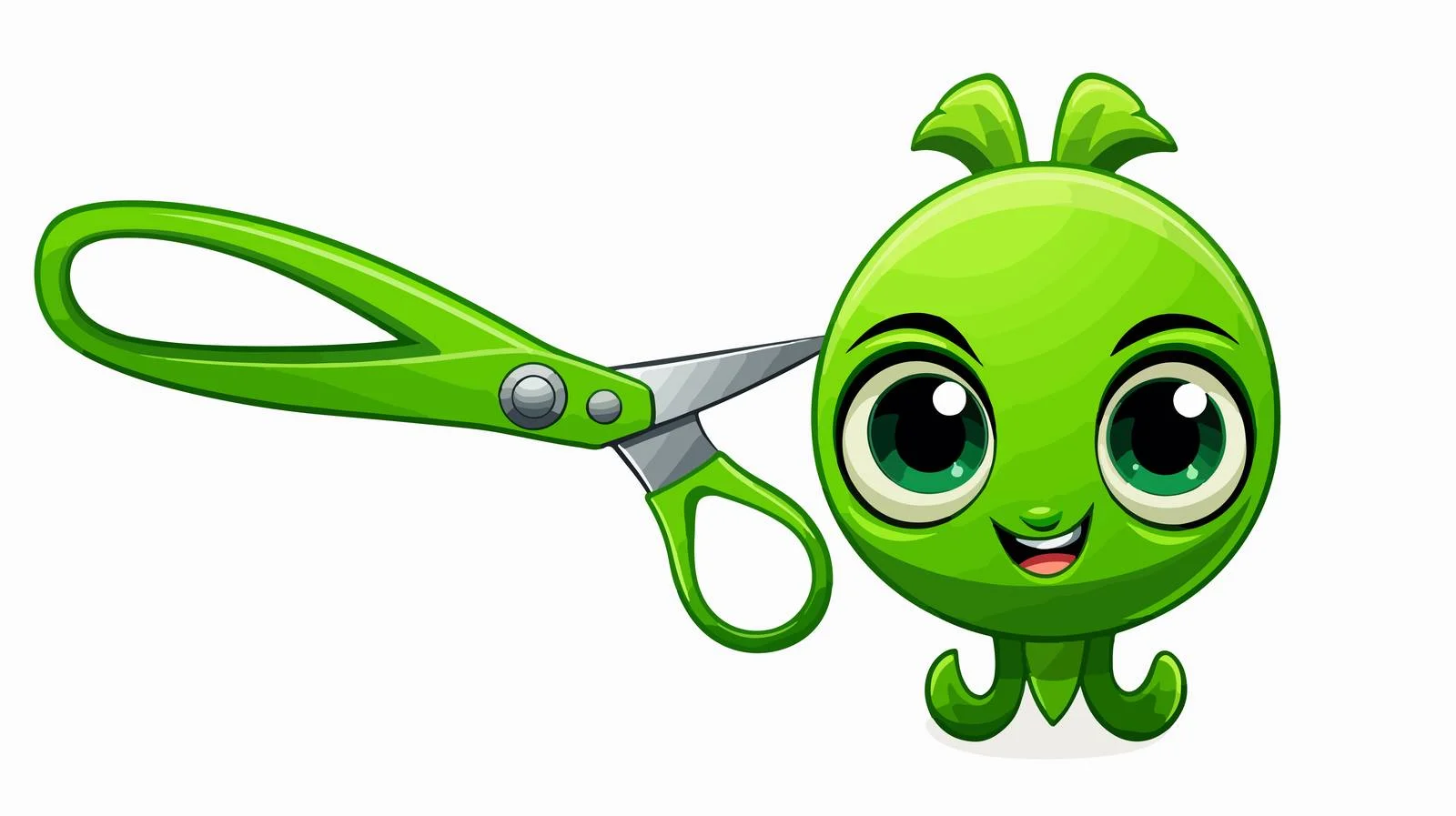 Adorable Kids' Scissor Vector Illustration — free download from Dotvec