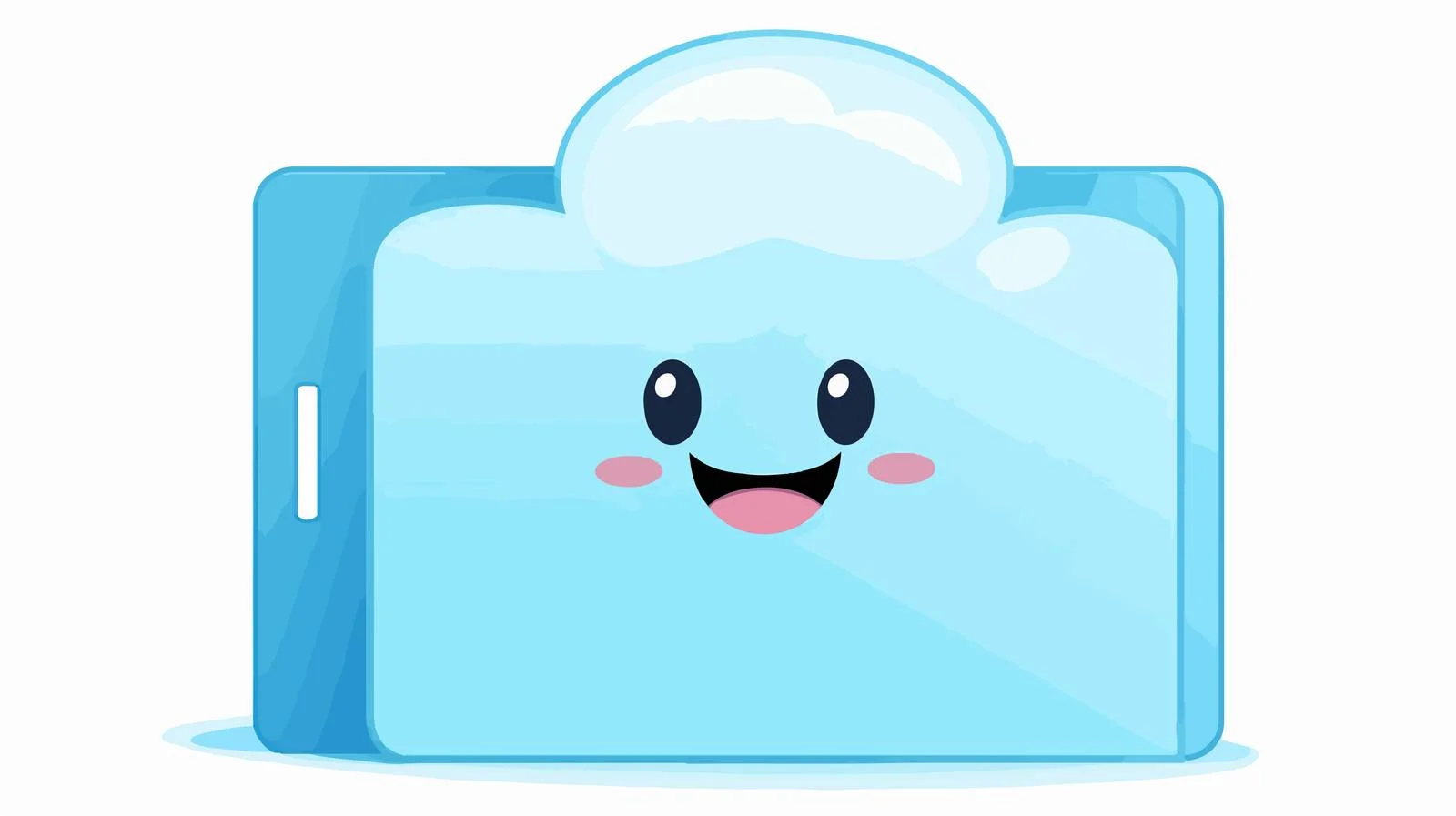 Light Blue Desktop Folder Symbol — free download from Dotvec