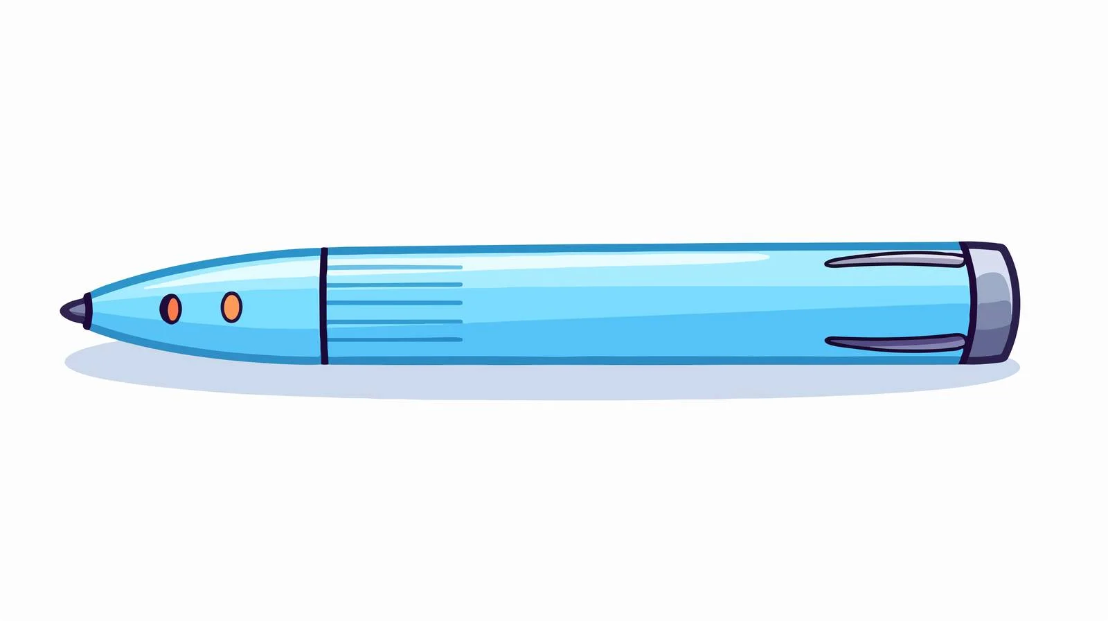 Adorable Blue Student Marker — free download from Dotvec