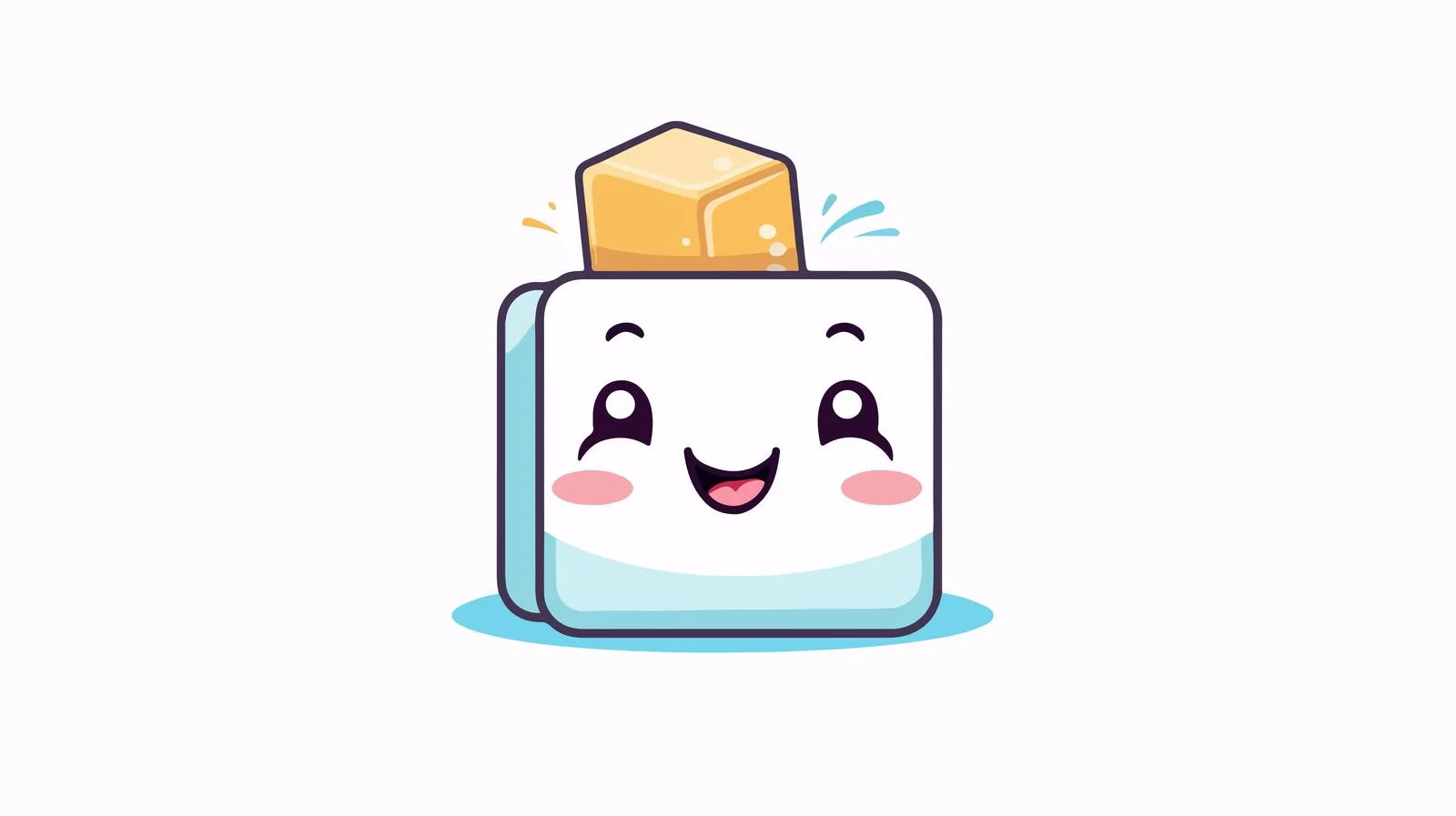 Whimsical Sugar Cube Logo Design — free download from Dotvec