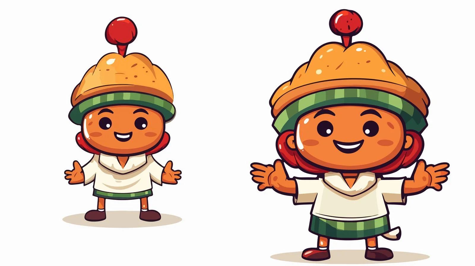 Quirky Kebab Store Logo Design — free download from Dotvec