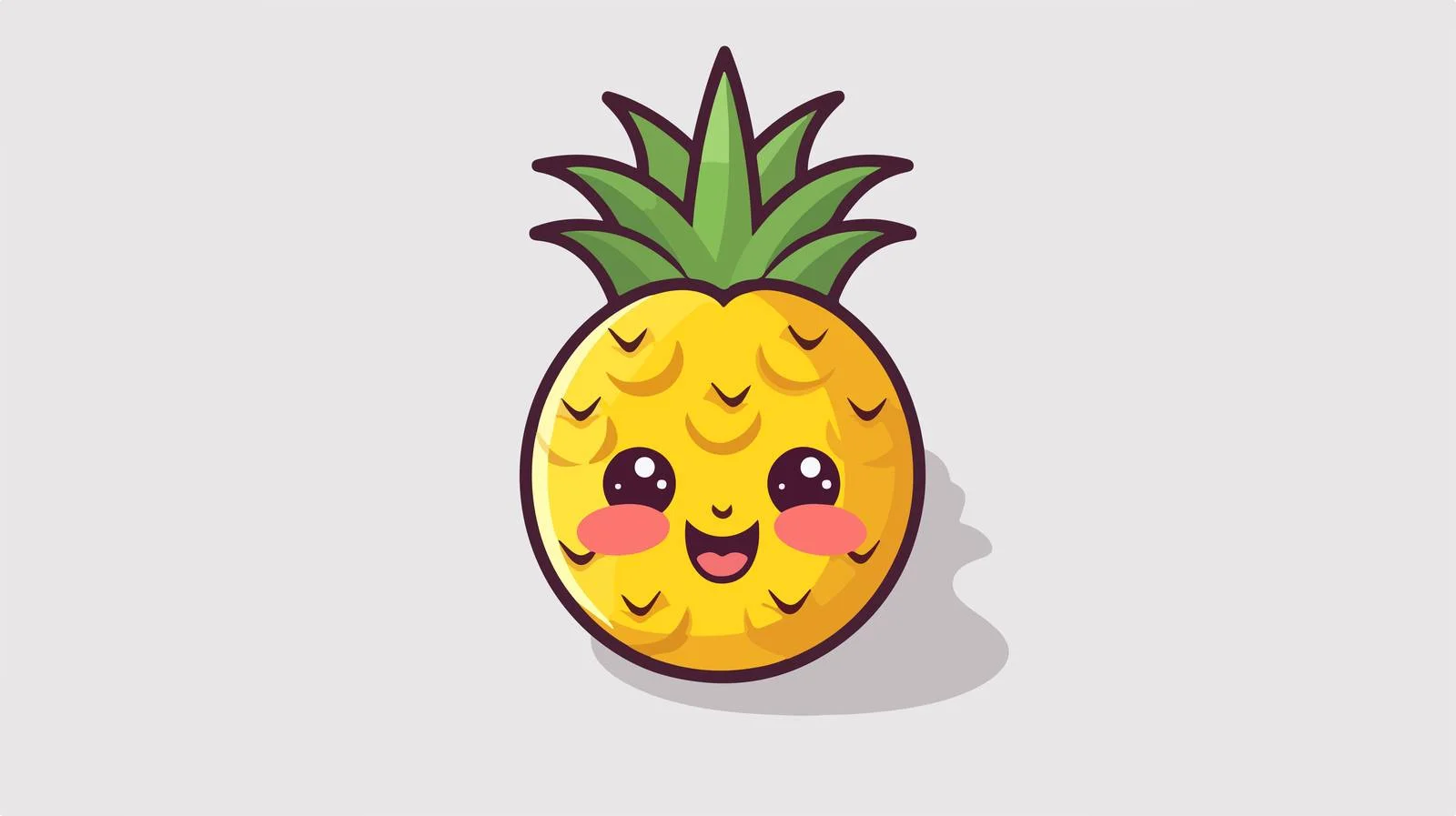 Whimsical Pineapple Logo Design — free download from Dotvec