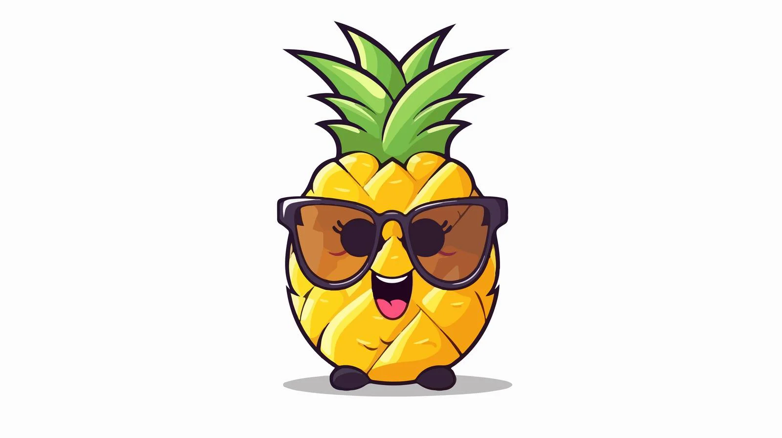 Whimsical Pineapple Business Logo Design — free download from Dotvec