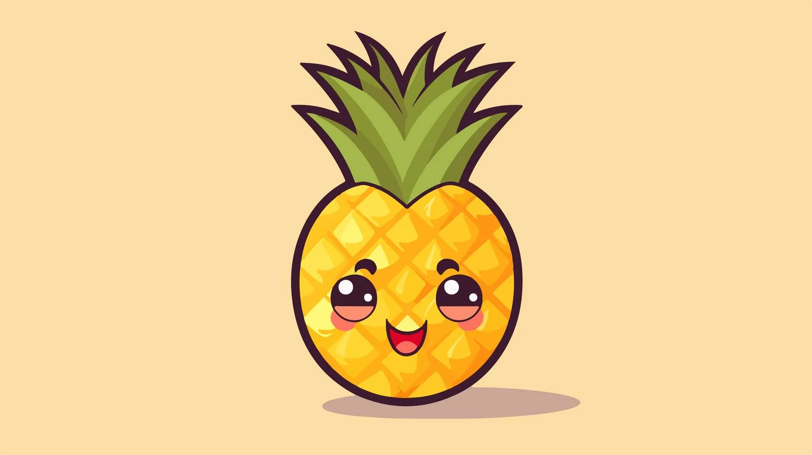 Whimsical Pineapple Branding Logo Design — free download from Dotvec