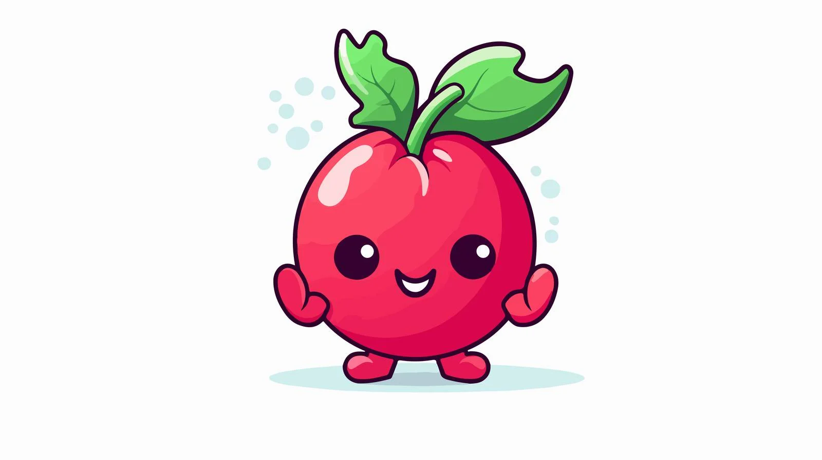 Whimsical Radish Logo Design — free download from Dotvec