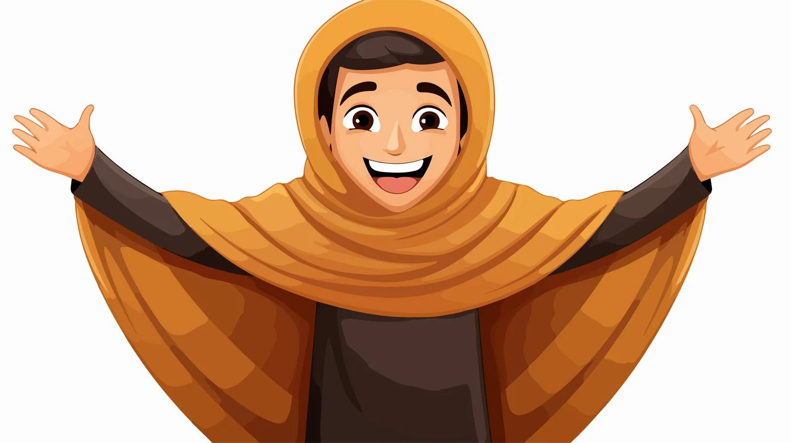 Smiling Muslim Man in Sarung — free download from Dotvec
