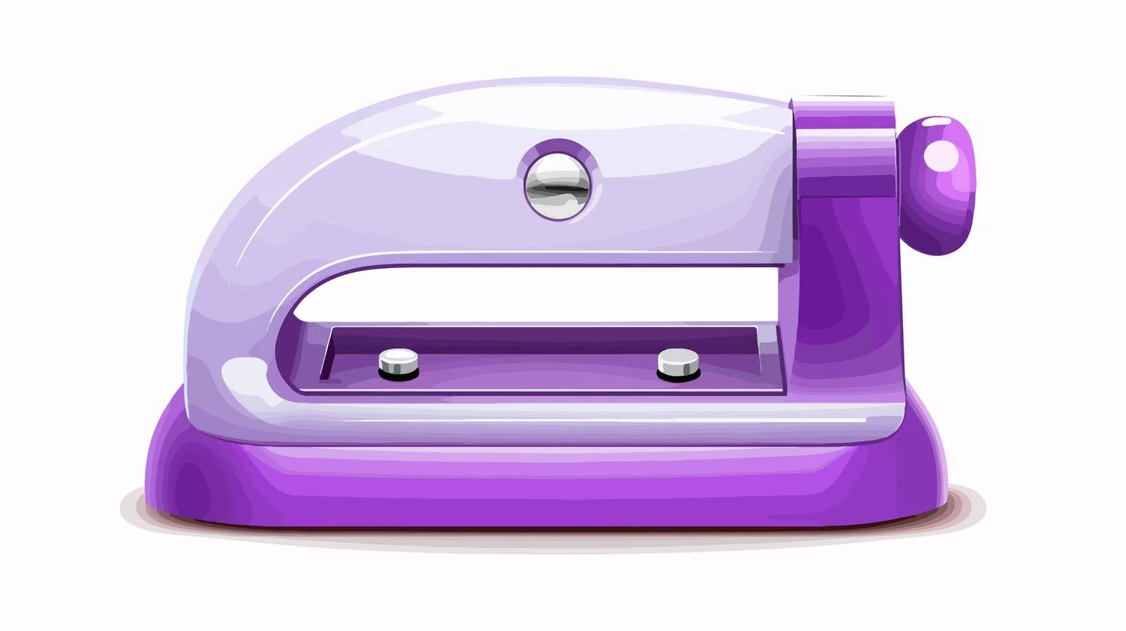 Adorable Purple Office Hole Puncher — free download from Dotvec