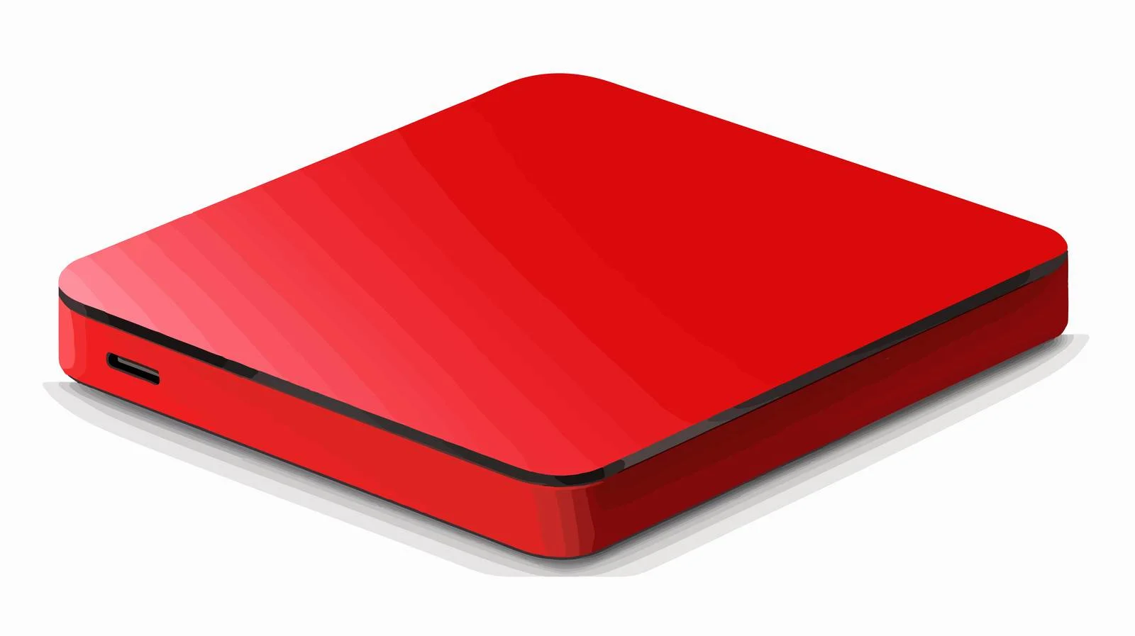 Funny Red External Hard Disk — free download from Dotvec
