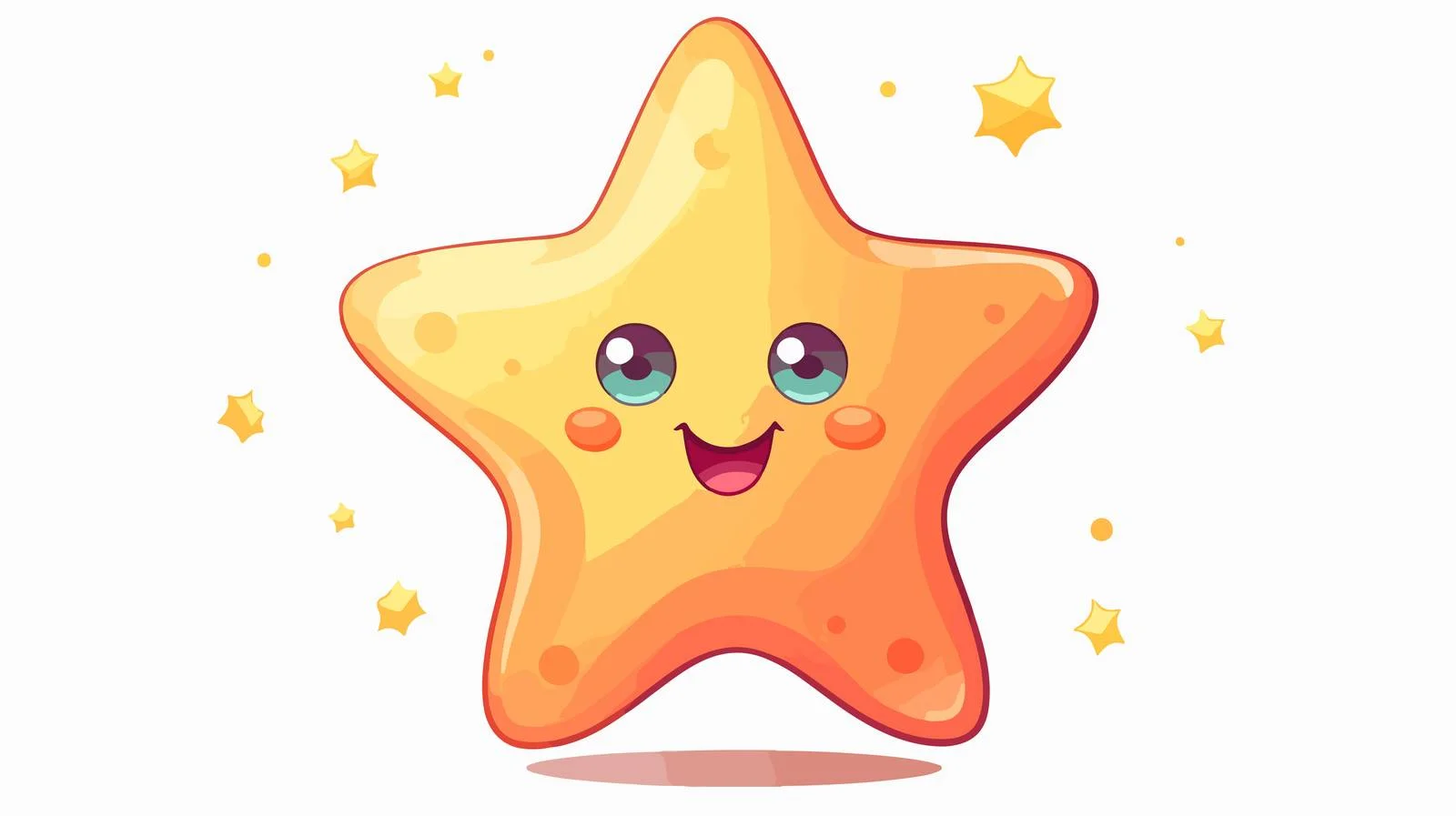 Playful Star Vector Illustration — free download from Dotvec