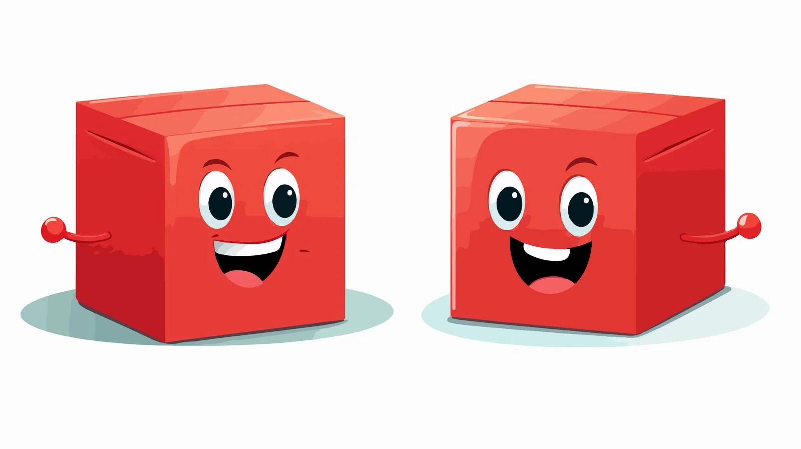 Adorable Red Packaging Box — free download from Dotvec