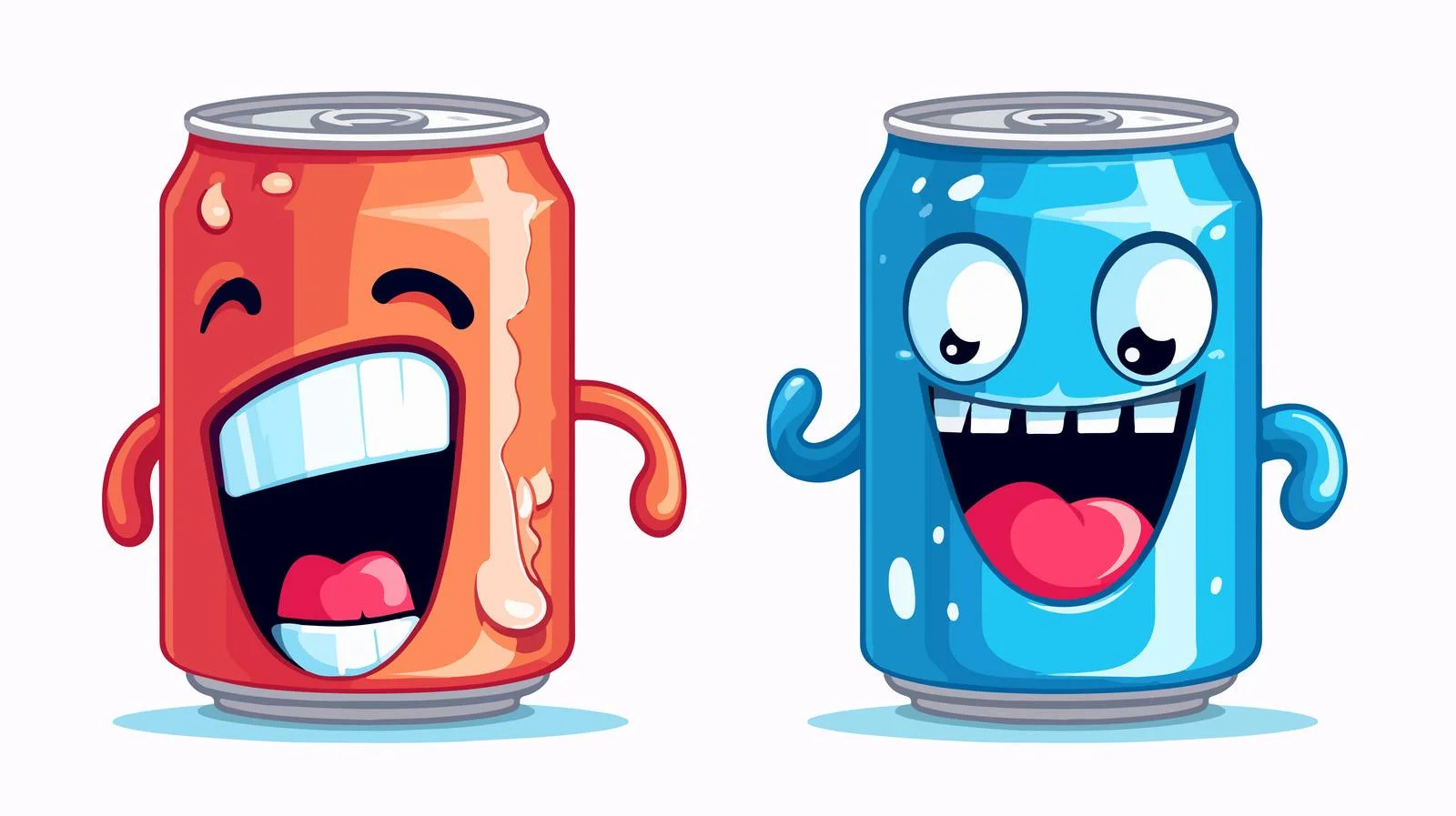 Personified Soda Can Chuckling Image — free download from Dotvec