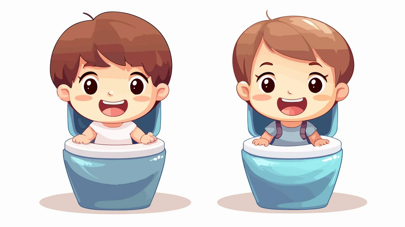 Funny Toilet Front View Stock Image — free download from Dotvec