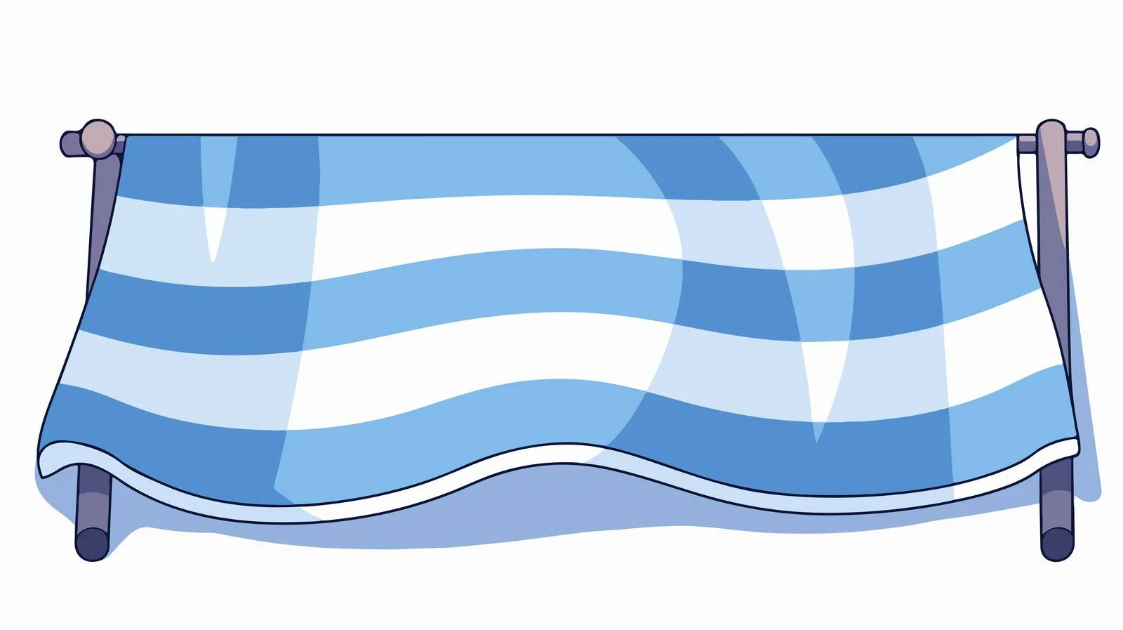 Quirky Striped Beach Towel — free download from Dotvec