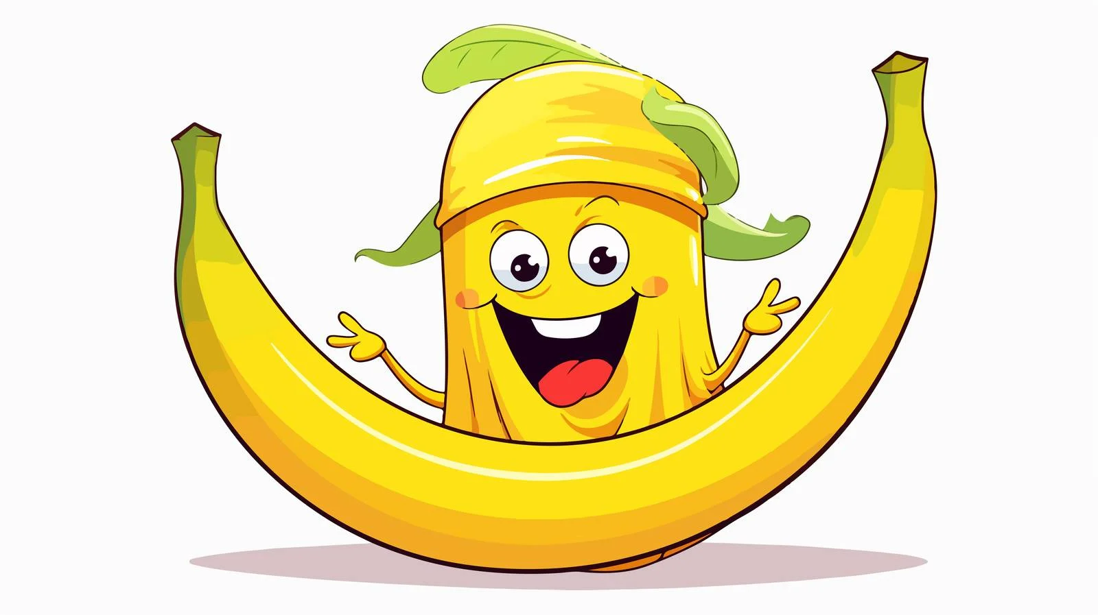 Colorful Banana Dessert Image — free download from Dotvec