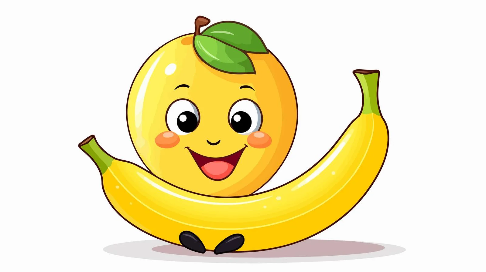 Delicious Banana Kolak in Yellow Color — free download from Dotvec
