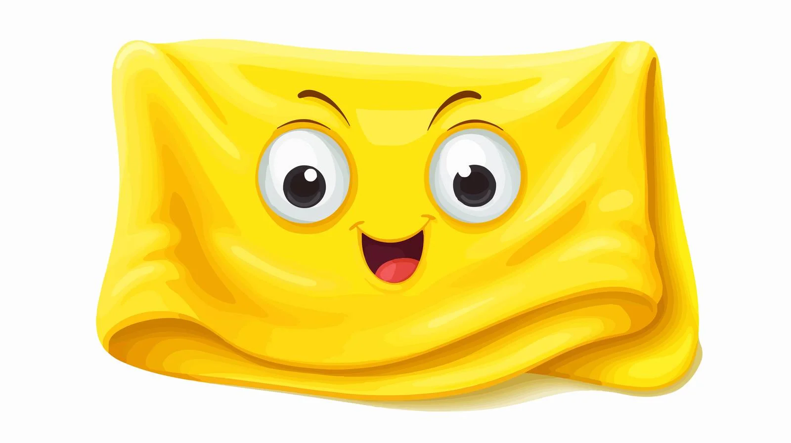 Vibrant Yellow Cleaning Cloth — free download from Dotvec