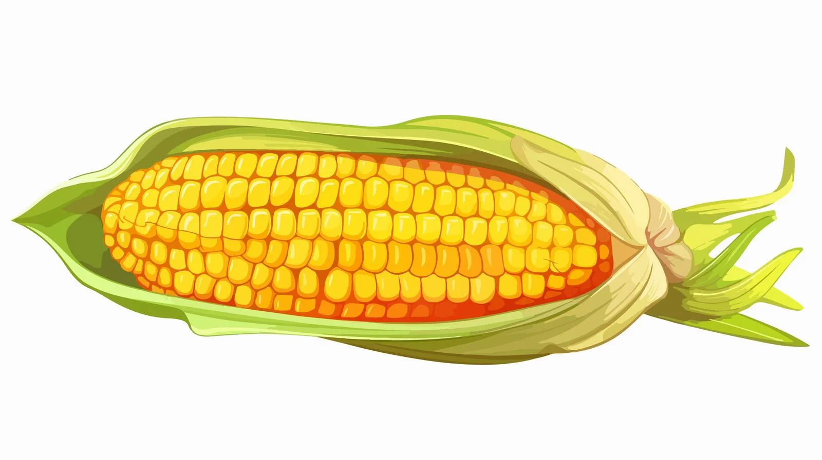 Playful Yellow Corn Character Vector Illustration — free download from Dotvec