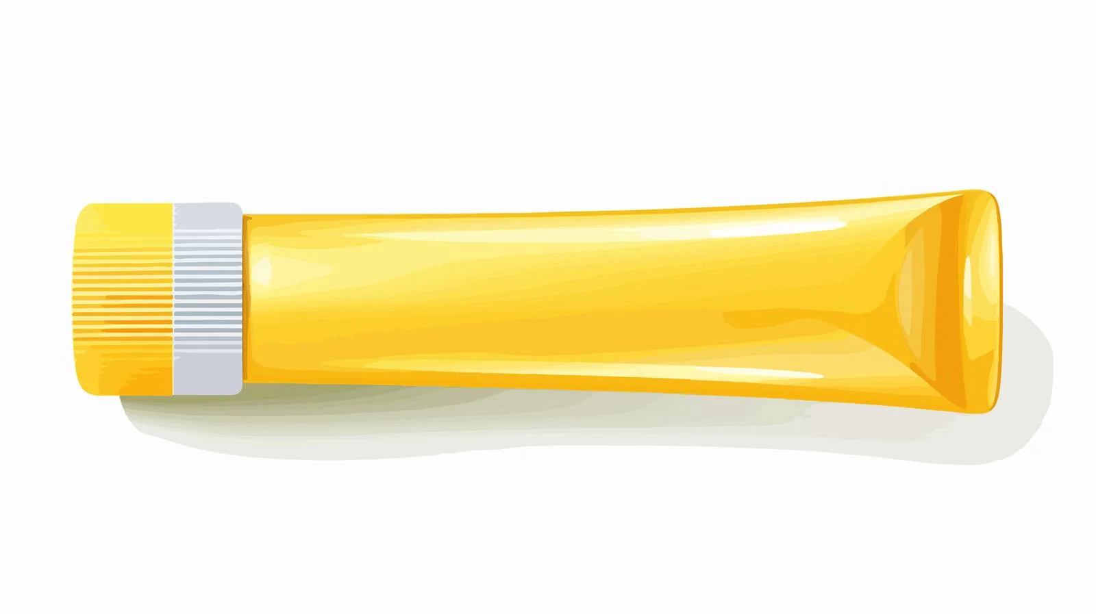Vibrant Yellow Paint Tube for Art — free download from Dotvec