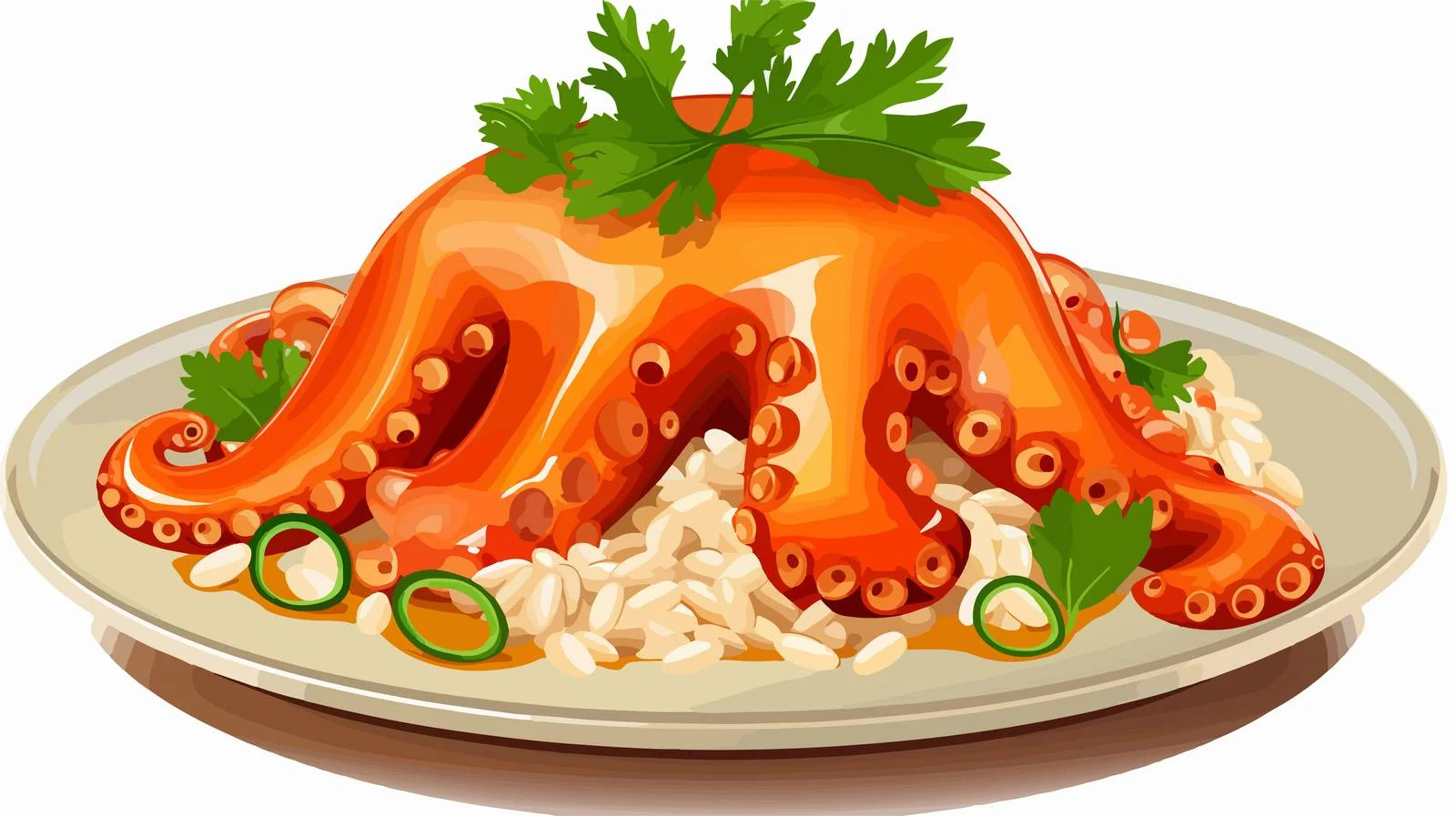 Traditional Squid Dish — free download from Dotvec